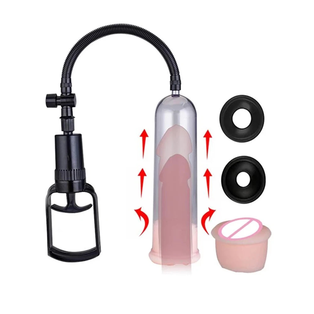 Penis Pump Sex Toys for Men Penis Enlargement Vacuum Pump for Penis Enhancement Male Masturbator Adult Penis Extender Tools luvshop24