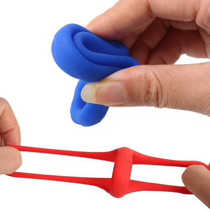 Cock Ring Penis Semen Lock Rings Male Reusable Delay Ejaculation Condom Scrotum Bondage Goods Couple Erection Adults Erotic Toys luvshop24
