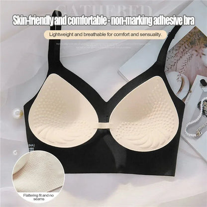 2024 Invisible Push Up Bra Backless Sexy Women Bras Low Cut Plunge Brassiere Open Back Wedding Underwear Seamless Lingerie luvshop24