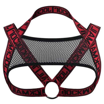 Jockmail Leather Sex Underwear Adults Erotic Lingerie Elastic Suit Sissy Bra Bondage Harness Tank Top Men for Sexy Gay Boys luvshop24
