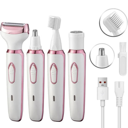 4 In 1 Portable Electric Haircut Trimmer epilator woman facial intimate area for body hair removal Gifts For Women luvshop24