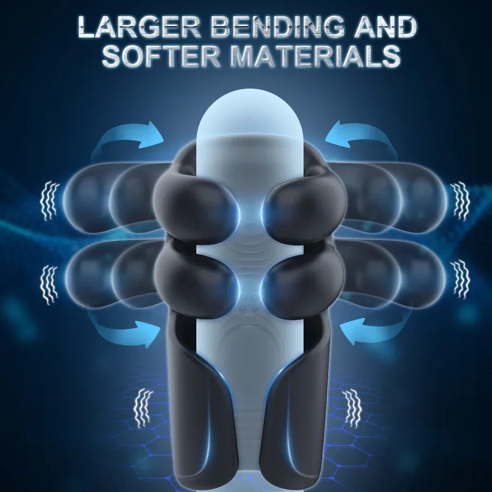 Glans Trainer for Men Powerful Vibrating Penis G Spot Masturbator Soft Fingertip Prolong Endurance Massage Vibrator Erotic Toys luvshop24