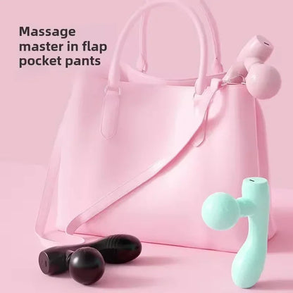 MINI Dual-Head Massager, Dual-Motor Vibration Massage Gun, Portable Charging Muscle Relaxation Massager luvshop24