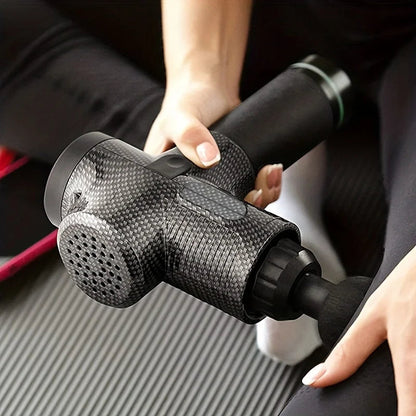 Portable Fascia Gun Vibration Massage Gun For Body Neck Back Deep Muscle Relaxation Fitness Slimming One Head luvshop24