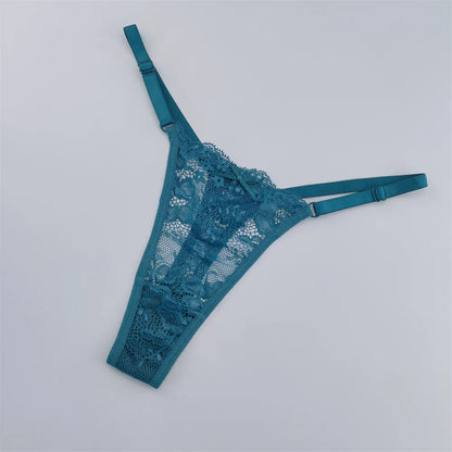 3Pcs Lace Thongs Women Lace Low Waist Panties Sexy Transparent Underwear Fashion Breathable G-string Ladies Intimates Lingerie luvshop24