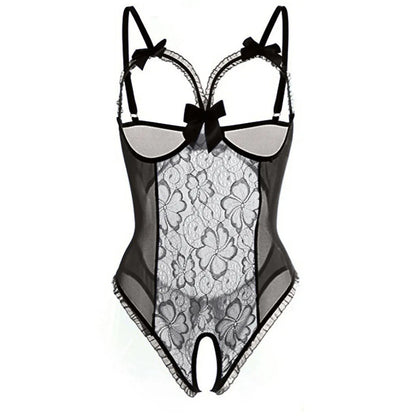 Erotic Lingerie for Women Lace Crotchless Underwear Hot Sex Babydoll Dress Hot Lace Female Erotic Costume Naughty Exotic Sets luvshop24