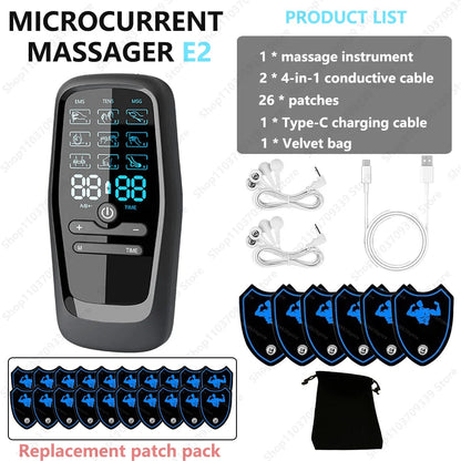 Physiotherapy Tens Muscle Stimulator Electric Ems Acupuncture Body Massage Digital Therapy Slimming Machine Electro Stimulator luvshop24