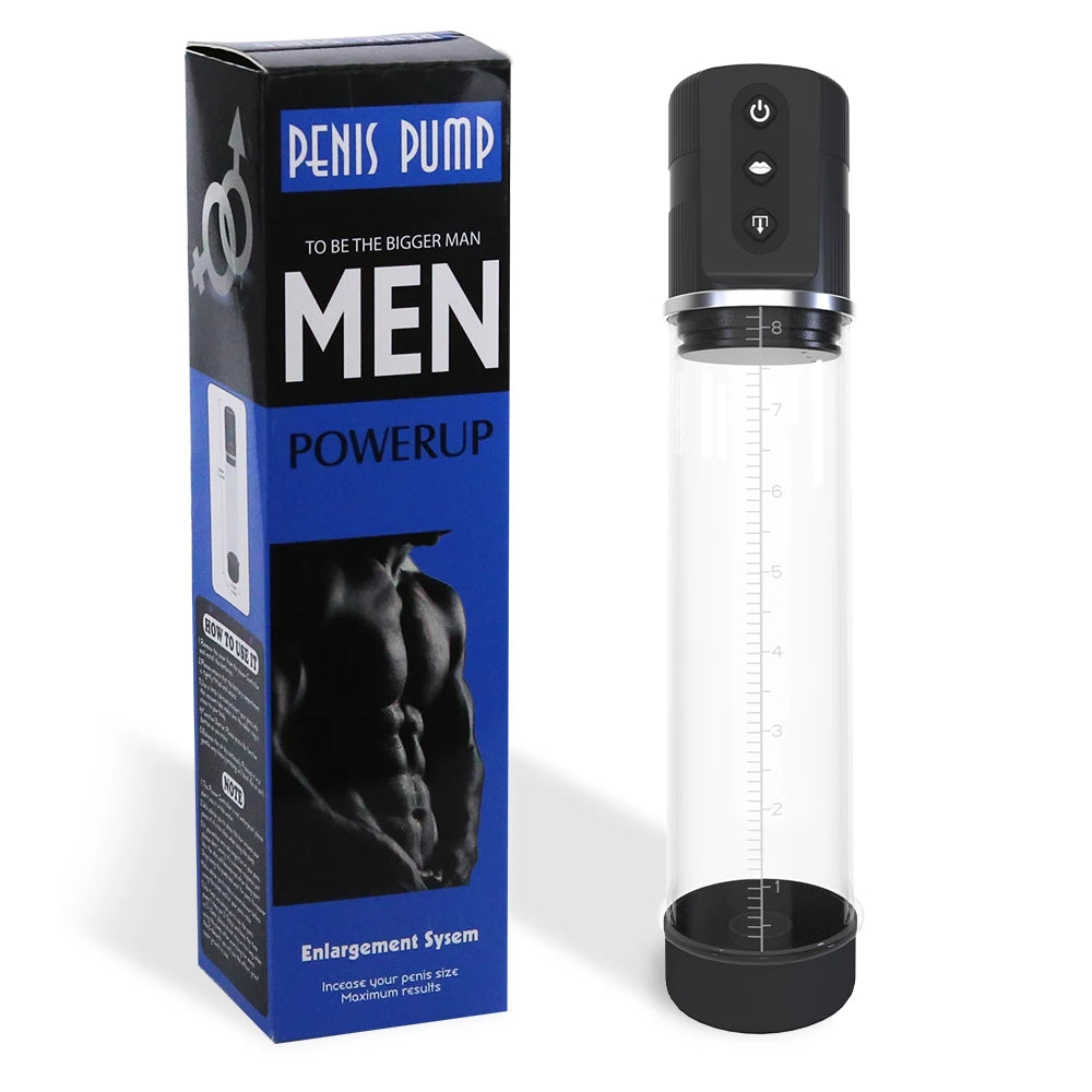 Automatic Penis Pump Men Enlargement dilate Trainer Penis Vacuum Pump Sex Toys 5 Suction Male Masturbator Sex Toys for Men luvshop24