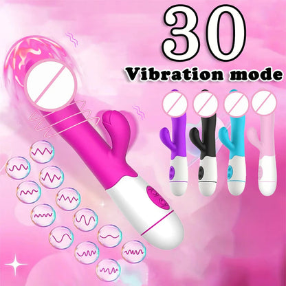 30 Speed G-spot Vibrator, Vaginal/Clitoral Massager, Sex Toys, Female Sex Toys, Adult Toys, Sexy Toys (Batteries not included) luvshop24
