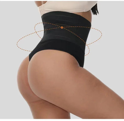 1pcs Women High Waist Shaping Brief Lady Thong Body Shaper Slimming Underwear Butt Lifter Control Pantie Sexy Shapewear Panty luvshop24