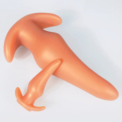 Wearable Anti Drop Soft Anal Plugs Prostate Massage Liquid Silicone Huge Butt Plug Anal Training Comfortable To Wear Butt Plug luvshop24