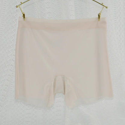 1pc Summer Ice Silk Ultra-thin Boxer Underwear Women Seamless High Waist Panties Plus Size Quick Dry Female Safety Short Pants luvshop24