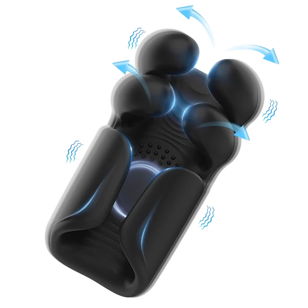 Glans Trainer for Men Powerful Vibrating Penis G Spot Masturbator Soft Fingertip Prolong Endurance Massage Vibrator Erotic Toys luvshop24