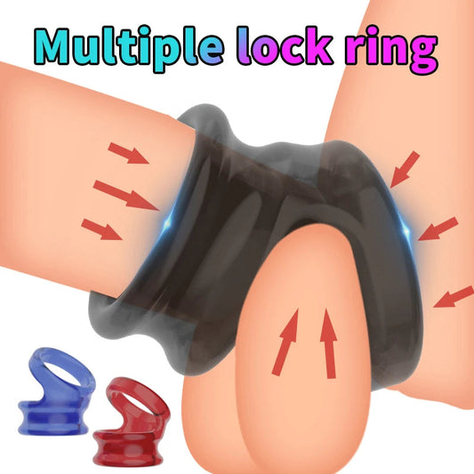Cock Penis Ring Reusable Delay Ejaculation Stronger Erection Sex Toys  Adult Supplies Linen Nozzle Ring Cock Sex Toys For Men luvshop24