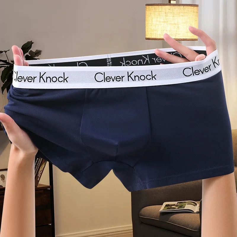 Men's Panties Shorts Brand Underwear Fashion Trend Sexy Boxer Breathable Soft Boxers Men Classic Black Solid Color Underwear Men luvshop24