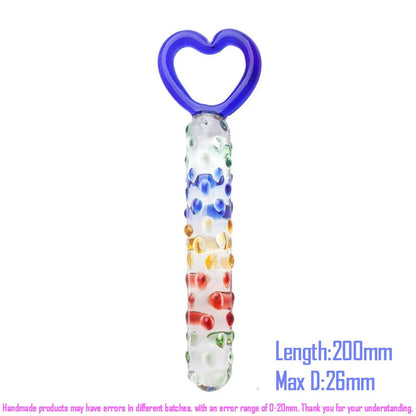 Pyrex Glass Dildo 195x33mm Fake Penis Crystal Anal Beads Butt Plug Prostate Massager G Spot Female Masturbation Toys luvshop24