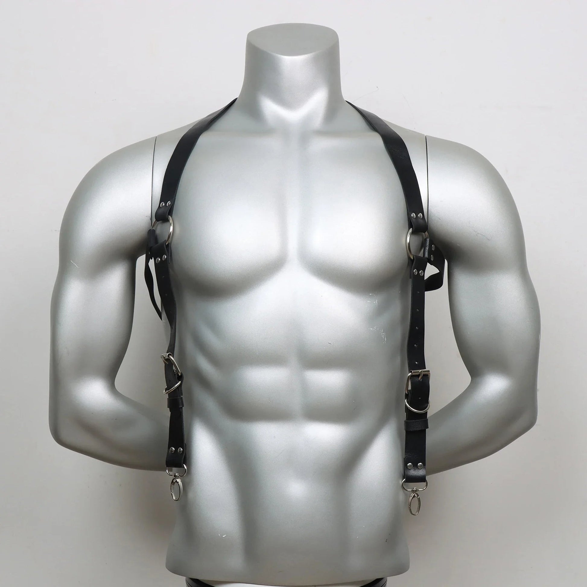 Fetish Gay Men Sexy PU Leather Harness Male Lingerie Adjustable Body Punk Style Belts BDSM Bondage Harajuku Garter For Adult luvshop24