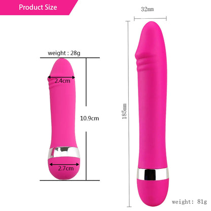 Big/ Small Realist Dildo Vibrator Massager Sex Toys For Women G-spot Clitoris Stimulator AV Stick Female Masturbators luvshop24