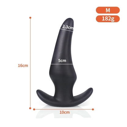 Wearable Anti Drop Soft Anal Plugs Prostate Massage Liquid Silicone Huge Butt Plug Anal Training Comfortable To Wear Butt Plug luvshop24