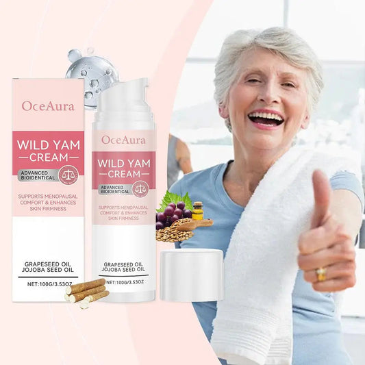 Wild Yam Cream Facial Cream For Women Natural Estrogen Moisturizer Cream With Wild Yam Hydrates, Firms & Revitalizes Skin Care luvshop24