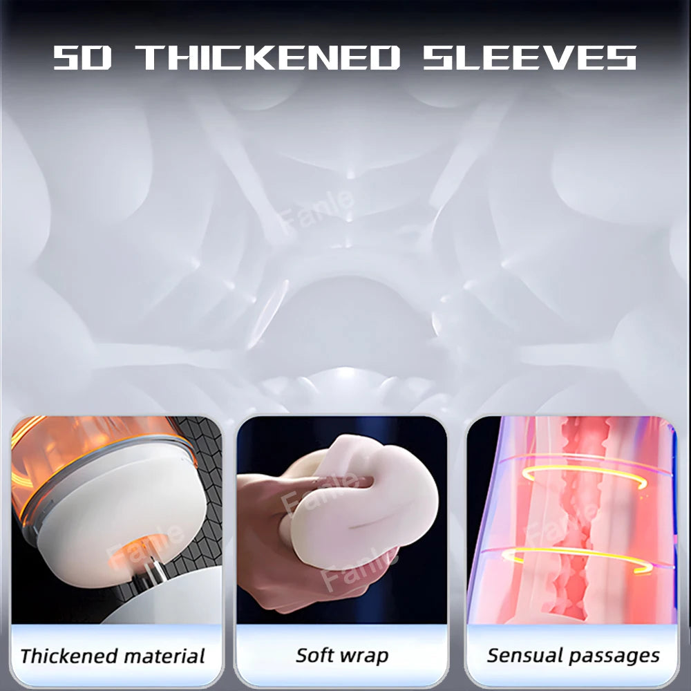 Male Masturbator Automatic Sucking Vibration Blowjob Machine Heating Pussy Penis Pump Masturbation Cup Sex Toys for Men Supplies luvshop24