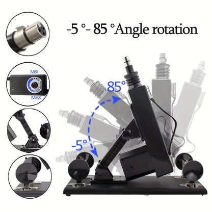 New Sex Machine for Couple Female Masturbation with Dildos Adjustable Angle Retractable Machine Gun Sex Toys luvshop24