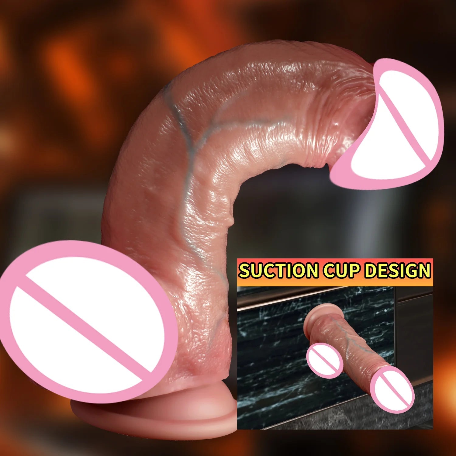 2 in1 Super Realistic Dildo Penis Sliding Foreskin+Ejaculating Big Dick Penetration Anal Female Masturbation Sexy Adult Sex toys luvshop24