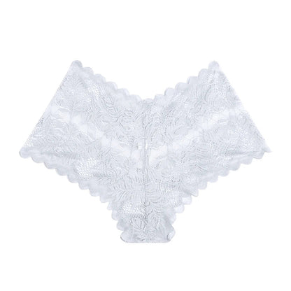 1PC Lace Underwear Sexy Women Panties Low Waist Hollow Out Ladies Briefs Transparent Female Underpants Womens Lingerie S-XL luvshop24