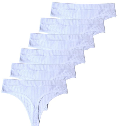 3pcs Cotton Women's Thong Panties Breathable Low Waist Seamless Underwear Sexy Female Lady Comfortable Solid Color G-String luvshop24