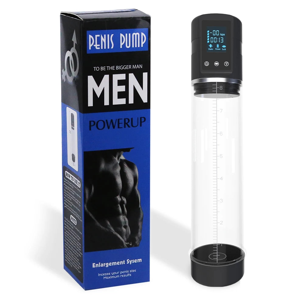 Automatic Penis Pump Men Enlargement dilate Trainer Penis Vacuum Pump Sex Toys 5 Suction Male Masturbator Sex Toys for Men luvshop24