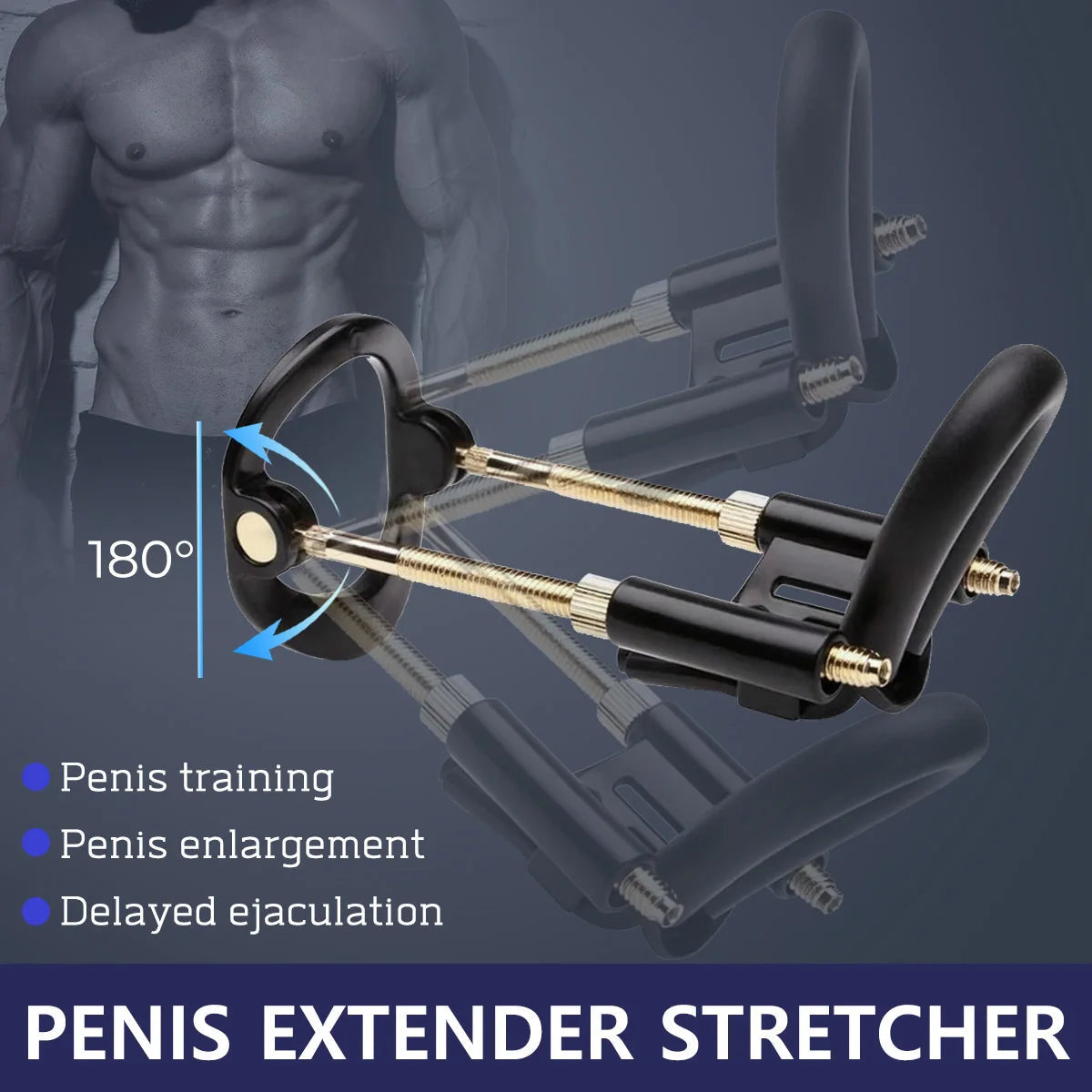 Penis Extender Adjustable Training Stretcher Kit Dick Enlargement Traction Device Penis Enlarger Sex Toys for Men Sexual Toys luvshop24