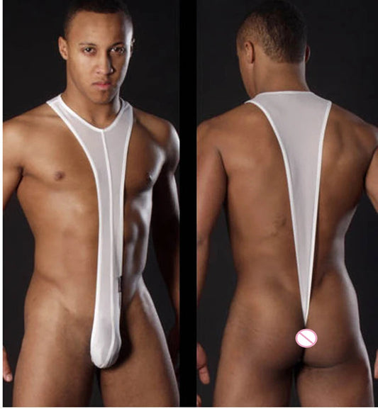 Man Erotic Sexy Strap G-string Men's Sex Borat Mankini Costume Male Intimate Porno Pajamas Sex Low-waist Gay Thongs SM Bodysuits luvshop24
