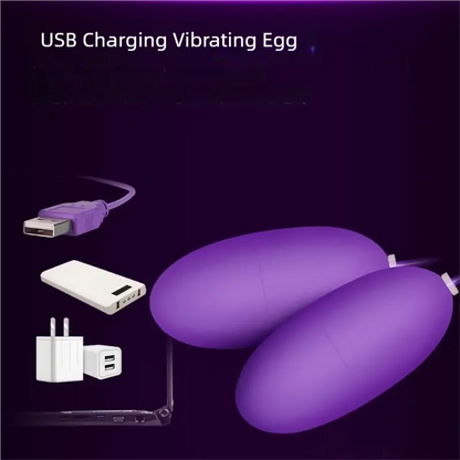 12 Speed Bullet Vibrator For Women USB Vibrating Egg Erotic Dildo Double Vibrators Adult Sex Toys luvshop24