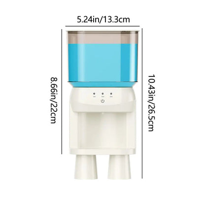 1Pcs Mouthwash Container, Automatic Sensor Mouthwash Machine, No Punching Smart Oral Cleaning, Wall-Mounted Mouthwash Rack, USB Charging with 2 Mouthwash Cups luvshop24