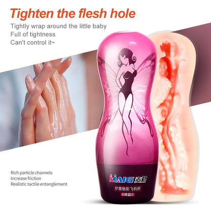 Marilyn Male Masturbator Adult Erotic Toys Silicone Masturbation Cup Penis Exerciser Male Deformable Sex Toys Blowjob Sex Shop luvshop24