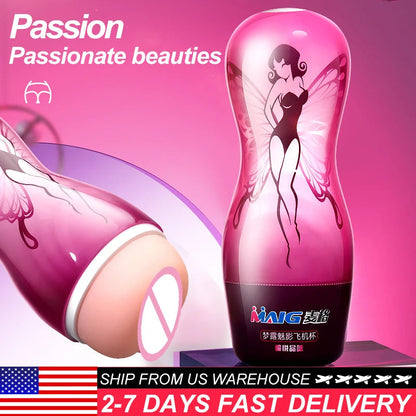 Marilyn Male Masturbator Adult Erotic Toys Silicone Masturbation Cup Penis Exerciser Male Deformable Sex Toys Blowjob Sex Shop luvshop24