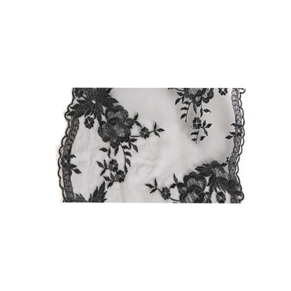 1 Yard Underwear Women Lace Fabric For Bra Dress Craft Trim Sewing Accessories Lace Tulle Embroidered Mesh Lace Drop Shipping luvshop24
