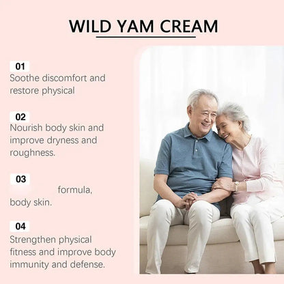 Wild Yam Cream Facial Cream For Women Natural Estrogen Moisturizer Cream With Wild Yam Hydrates, Firms & Revitalizes Skin Care luvshop24