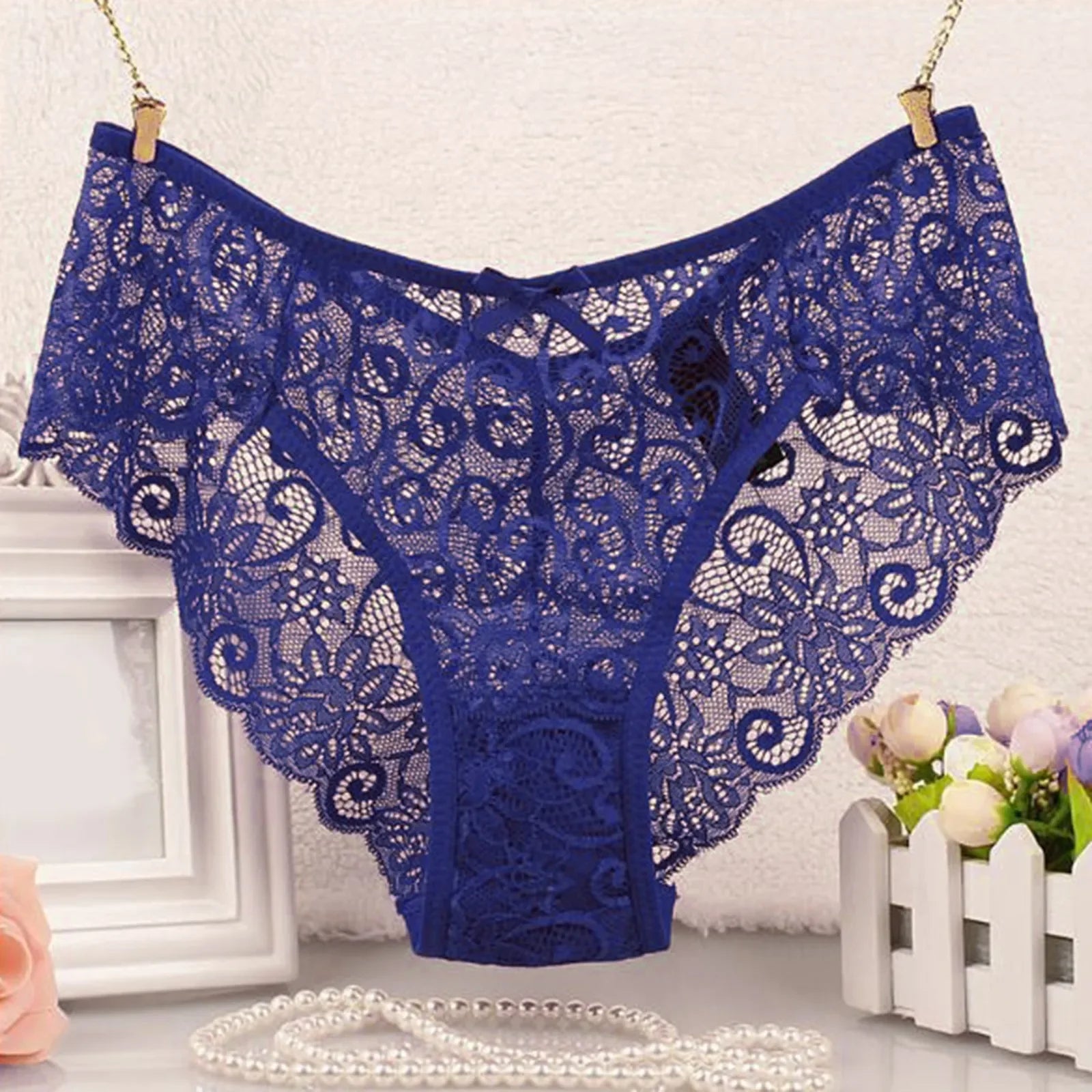 Lace Women Underwear Seamless Ultra Thin Underwear for Female Breathable High Waist Solid Color Panties Трусы Женские Кружевные luvshop24