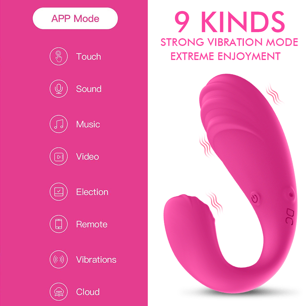 APP Remote Control Women's Dildo Vibrator Vagina G-Spot Dual Stimulation Massager Wearable Underwear Sex Toy luvshop24