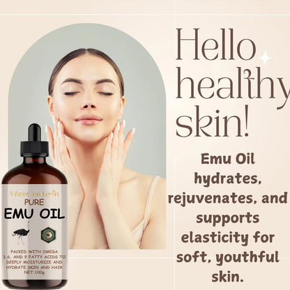 100ml Natural Vitamin E Essential Oil for Massage, Skin Care, Scraping, Shower, Face, Body, Nail, Hair, Eyelash Care Universal luvshop24