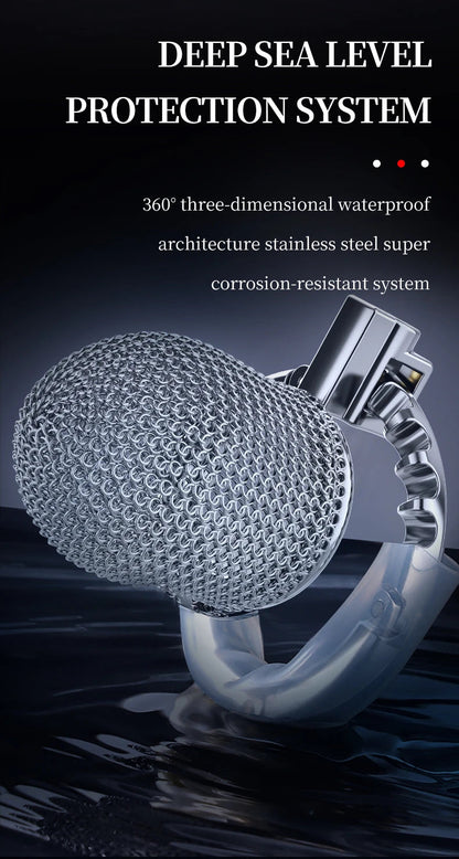Male Metal Mesh Chastity Cage Sexy Adult Man Chastity Device Cock Cage Adjustable Penis Ring Chastity Lock BDSM Sex Toys For Men luvshop24