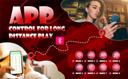 APP Control Wearable Butterfly Rabbit Vibrator Vibrating Panties Clitoral Vagina G Spot Stimulator Adult Toy for Women Couple luvshop24