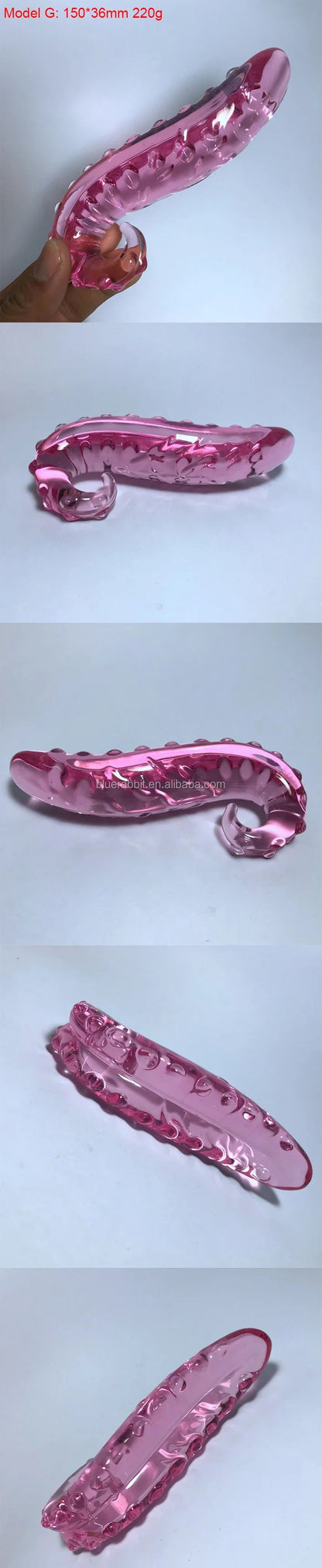 Sea Horse Glass Anal Plugs Wholesale Glass Masturbation Erotic Toys Pink Purple Black Green Blue Crystal Glass Dildos for Women luvshop24