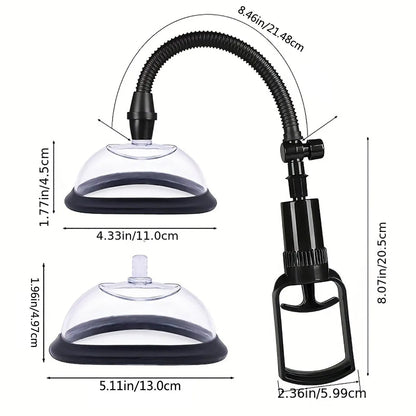 1 Set Breast & Buttocks Enhancement Pump Lifting Vacuum Suction Cupping Therapy Device Massage and Relaxation tool luvshop24