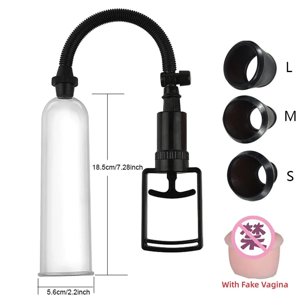 Sex Machine Men Masturbation Cup Manual Penis Enlarger Masturbation Equipment Machine Sex Toys Simulation Vagina Adult Product luvshop24