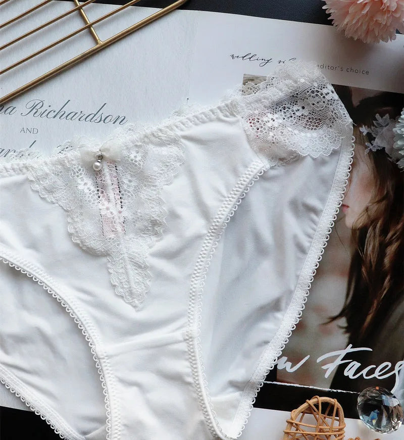 Women's Underwear Panty Sexy Lace Panties Low Waist Seamless Comfort Briefs Woman Fashion Underpants Female Lingerie luvshop24