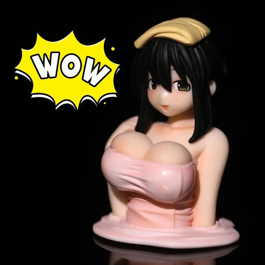 New Sexy Anime Shaking Boobs Console Dashboard Interior Accessory Girls Boys Adult Figure Collection Model Doll Toys luvshop24