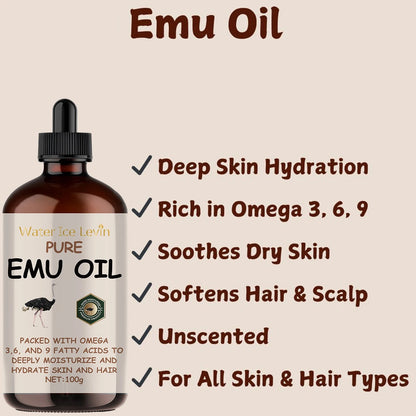 100ml Natural Vitamin E Essential Oil for Massage, Skin Care, Scraping, Shower, Face, Body, Nail, Hair, Eyelash Care Universal luvshop24