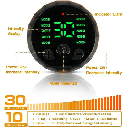 ABS Stimulator Electric Vibration Abdominal Muscle Trainer Muscle Stimulator USB Charge Body Slimming Fitness Massage Belts luvshop24